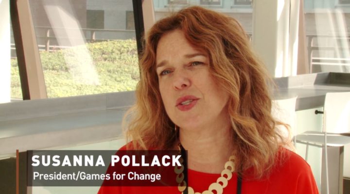 Games for Change President Susanna Pollack (Credit: Games for Change YouTube screenshot)